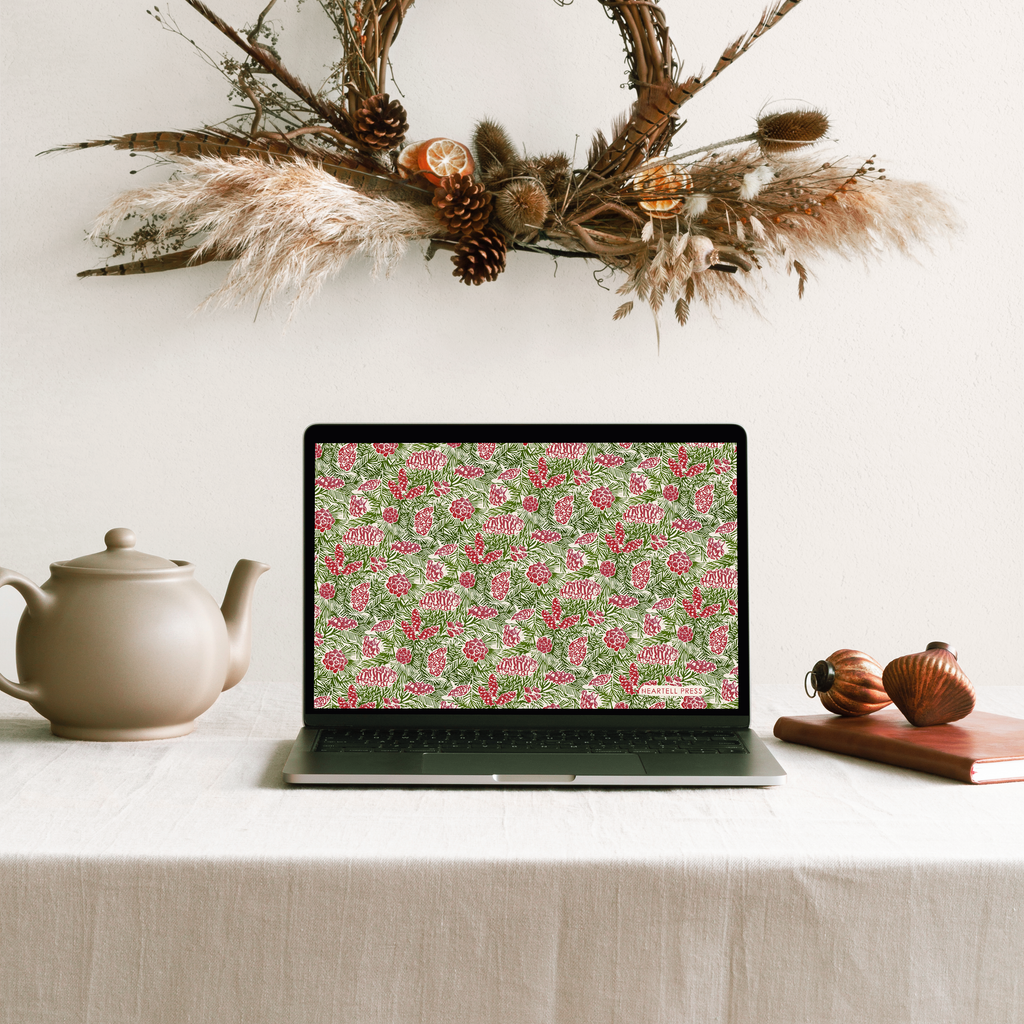 Decorate Your Devices with a Fresh Pine and Boughs Pattern!